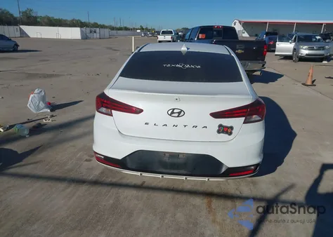 2019 Hyundai Elantra Sel from USA, damaged, VIN 5NPD84LF0KH418713
